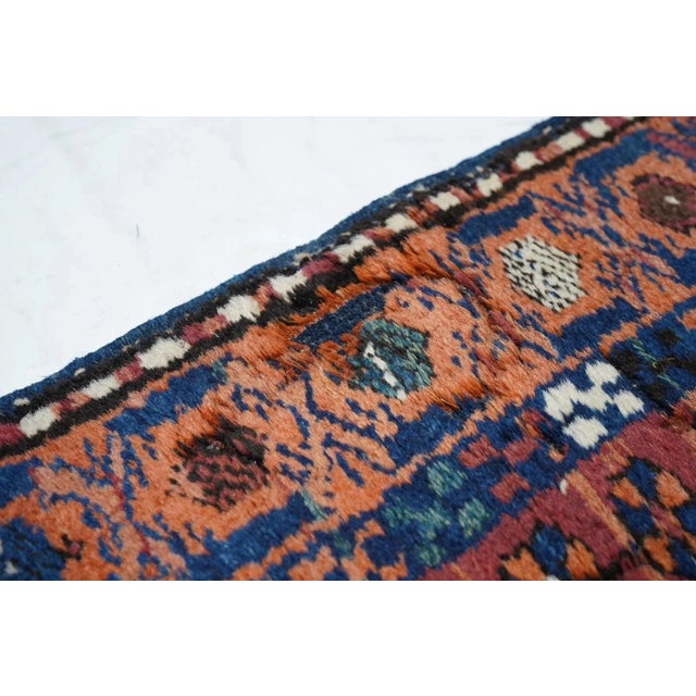 Antique Heriz Runner 3'4'' x 14'4'' For Sale - Image 11 of 11