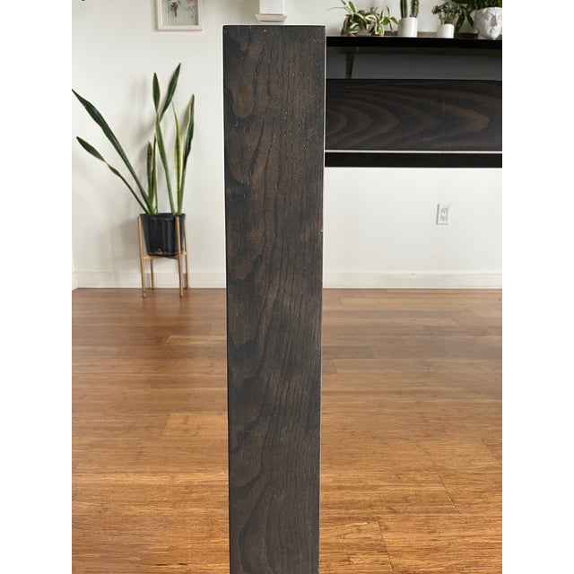 Wood Handmade European Solid Wood Dining Table For Sale - Image 7 of 8