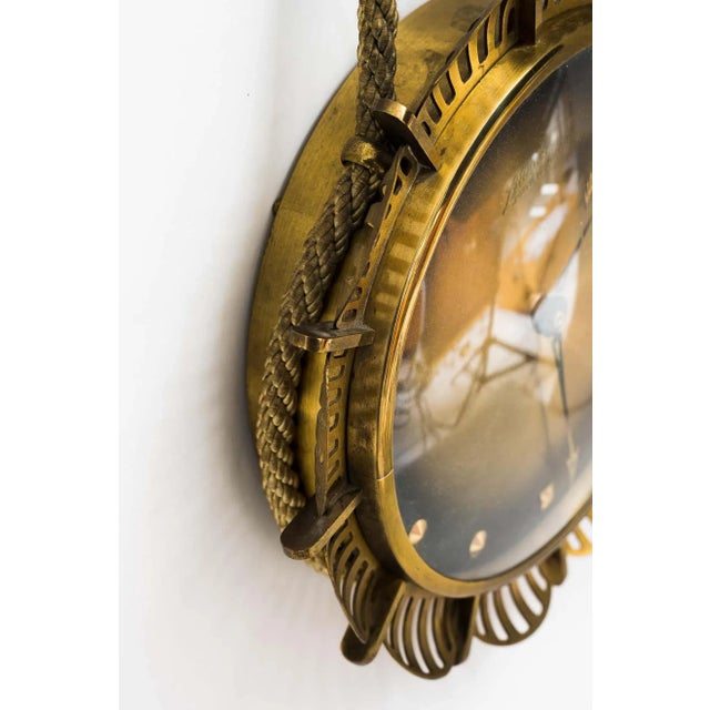 Mid-Century Modern German Atlanta Wall Clock, 1960s For Sale - Image 3 of 8