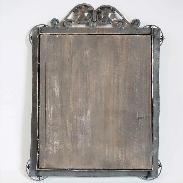 Mid 19th Century Small Indo-Portuguese Silver Mounted Frame For Sale - Image 4 of 5