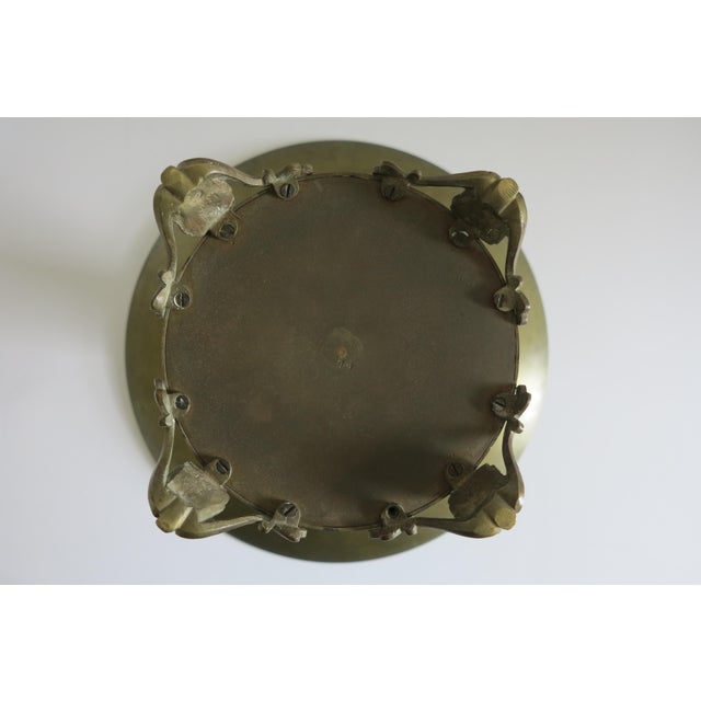 1890 Victorian French Solid Bronze Neoclassical Tazza For Sale In New York - Image 6 of 7