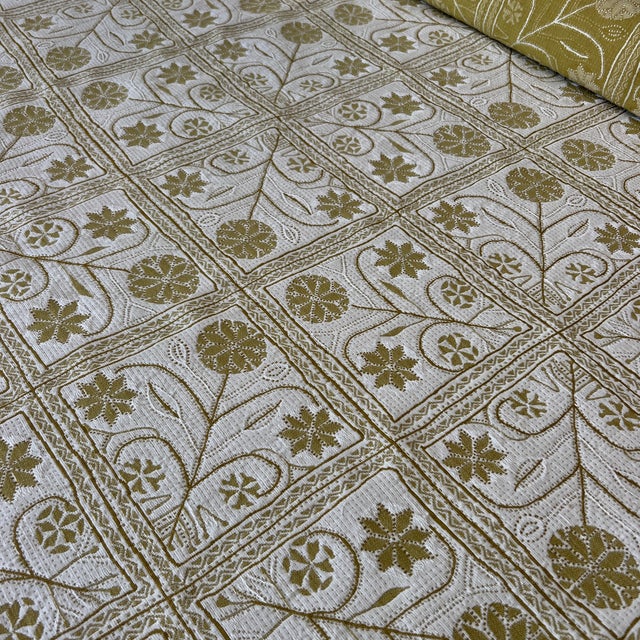 Parterre Jed Johnson Home Marigold Heavyweight Fabric- 2 1/2 Yards For Sale In New York - Image 6 of 6