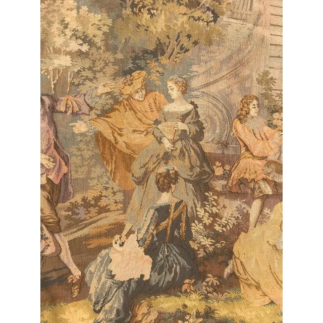 Vintage Aubusson French Jaquar Tapestry, 1950s For Sale - Image 3 of 9