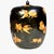 Ebony Black Noire Porcelain Ginger Jar - Goldfish Jiaqing Style For Sale - Image 8 of 10