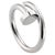 Cartier Just Ankle Nail Ring IJZ277 18k White Gold AU750 AUTHENTIC Nail Ring For Sale - Image 15 of 18