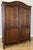 Antique French Louis XVI Carved Oak 2-Door Armoire For Sale - Image 4 of 14