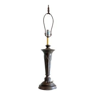 1920s Neoclassical Revival Bronze Table Lamp For Sale