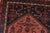 Hamedan Rug 3'5'' X 6'3'' Red Wool Vintage Tribal Hand-Knotted Oriental Carpet For Sale In Philadelphia - Image 6 of 13