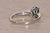 Metal The 42nd Avenue: Emerald and Diamond Ring in White Gold For Sale - Image 7 of 11