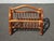 Gorgeous Magazine Rack in Good Vintage Condition. Solid and Firm. There is wear that is usual for its age. Please study...