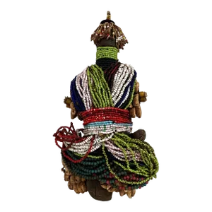 African Fali Fertility Doll Phallic Cameroon 9" H