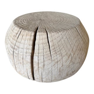 Vintage Elm Table Stump For Sale