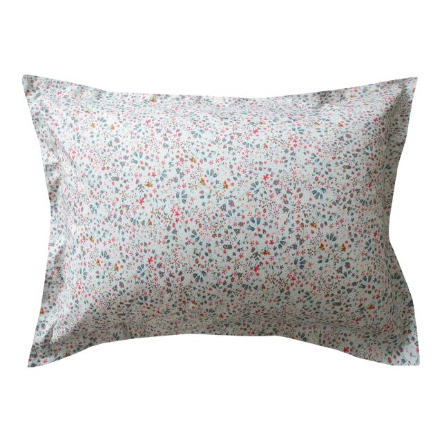 Oxford Pillowcase Made With Liberty Fabric Donna Leigh Silver For Sale