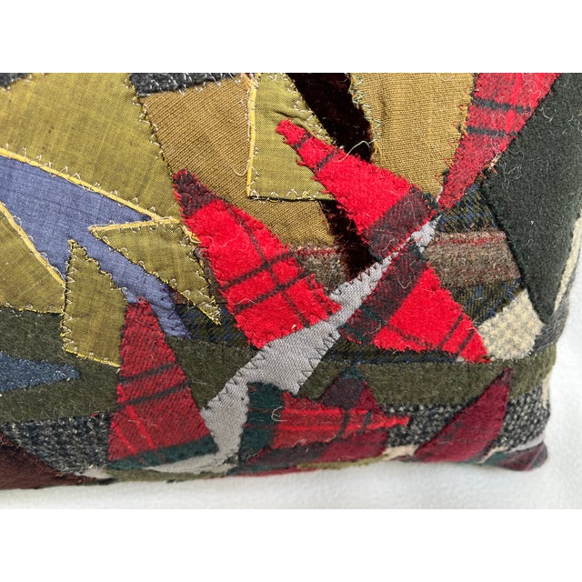 Traditional A Pillow With Patchwork For Sale - Image 3 of 6