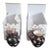Vintage Mary Engelbreit Black Floral Cottage Collection Creamer Sugar Set 1998 - a Pair in Original Boxes For Sale