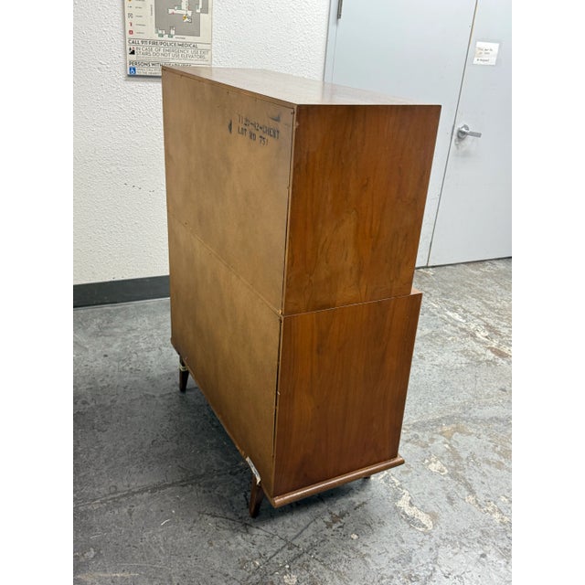 Mid 20th Century Mid 20th Century American of Martinsville Gentleman Chest of Drawers For Sale - Image 5 of 12