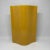 circa 1950s amber yellow Mikasa "La Ronde" moselle ceramic vase made in Japan. Almond eye shaped vase with round opening...
