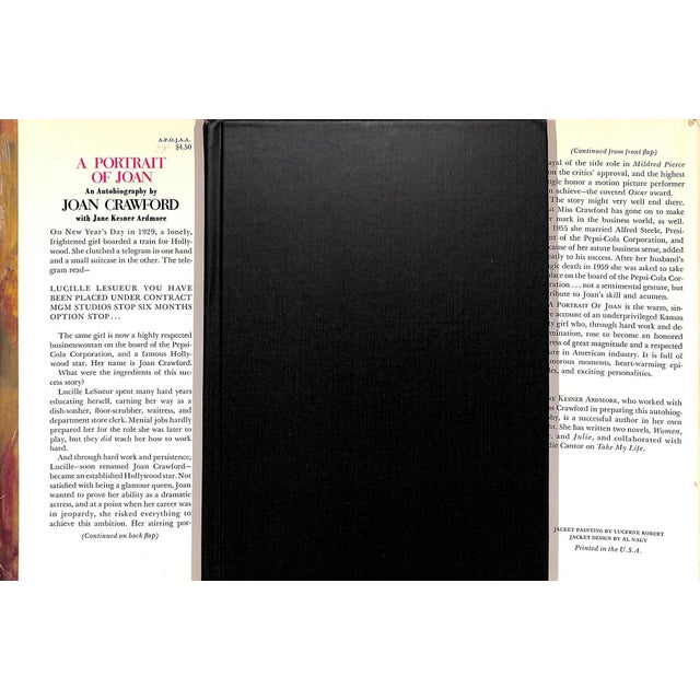 Traditional "A Portrait of Joan: An Autobiography" 1962 Crawford, Joan (Inscribed) For Sale - Image 3 of 8