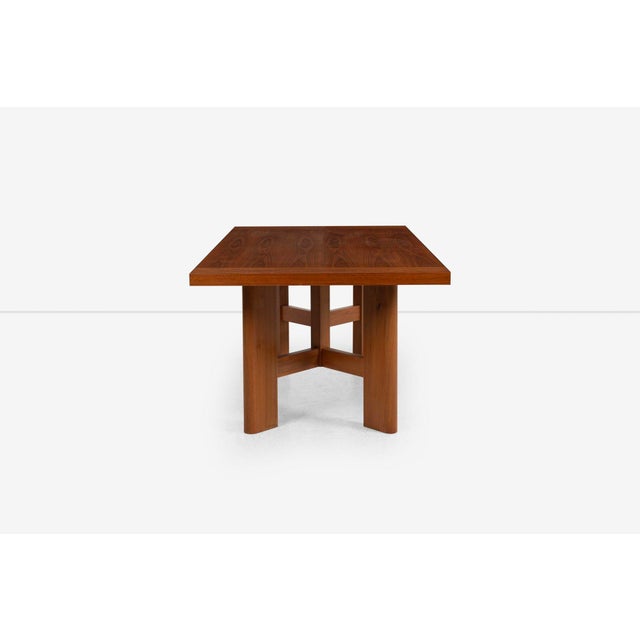 Holly Hunt Walnut Dining Table 2010 For Sale - Image 9 of 12