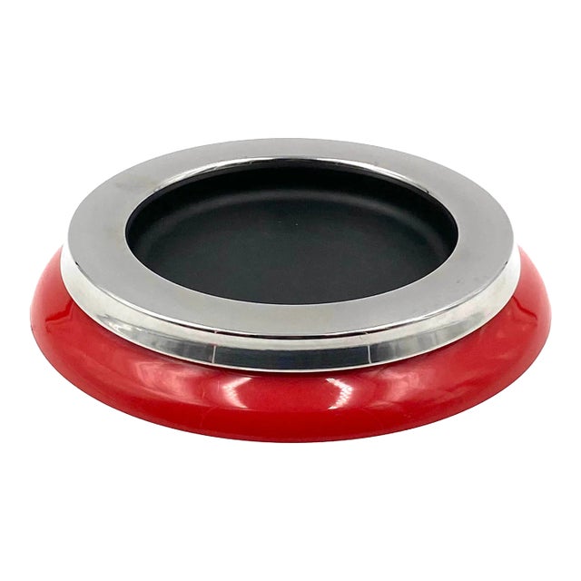 Sergio Asti, Mod.4635 Red Ashtray / Catchall, Kartell Italy 1967 For Sale