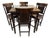 Contemporary Bistro Extension Table + Chairs, Set of Five For Sale