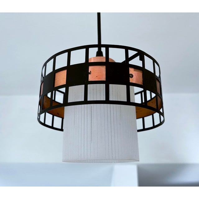 Vintage Danish Modern Pendant Light For Sale - Image 10 of 14