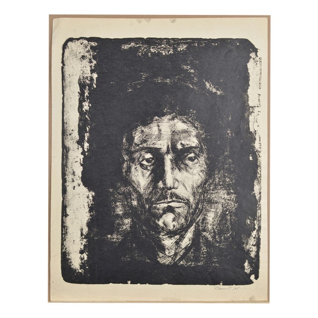 Albert Goltjakovs, Portrait, 1965, Monogram For Sale