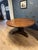 Wood Large English Round Table For Sale - Image 7 of 14