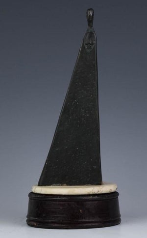Sydney Kumalo, Sydney Kumalo Bronze Minimalist African Modernist Sculpture Figural Female Nude, 20th.c