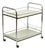 Vintage Serving Cart in Chrome, 1960s For Sale