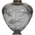 This antique table lamp, dating to approximately 1890, features a figural fish etched glass and crystal base. The lamp is...