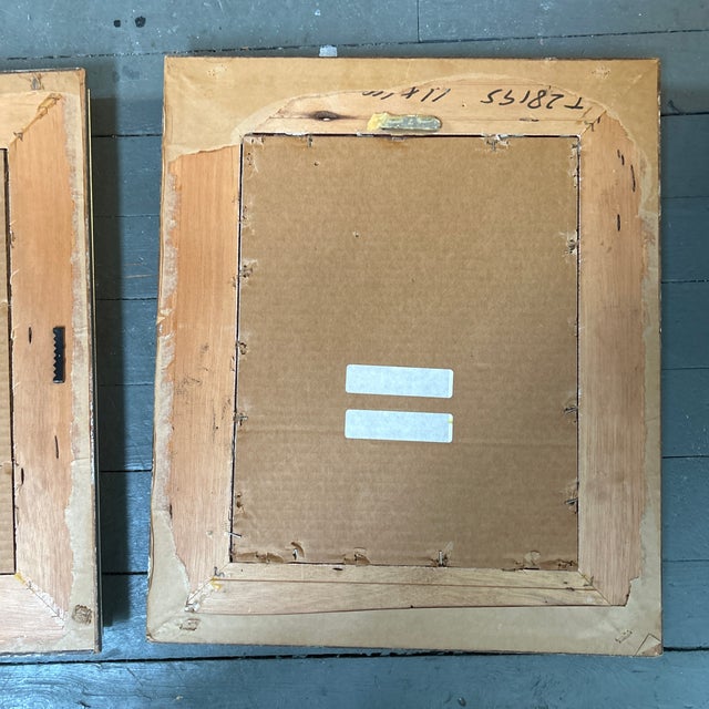 1950s 1950’s Two Original Abstract Figures Study Drawings - Set of Two For Sale - Image 5 of 5