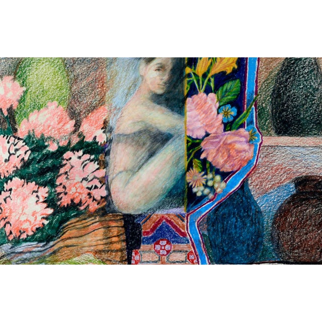 Figurative Noel Howard Figurative Meditation Composition 1970s For Sale - Image 3 of 5