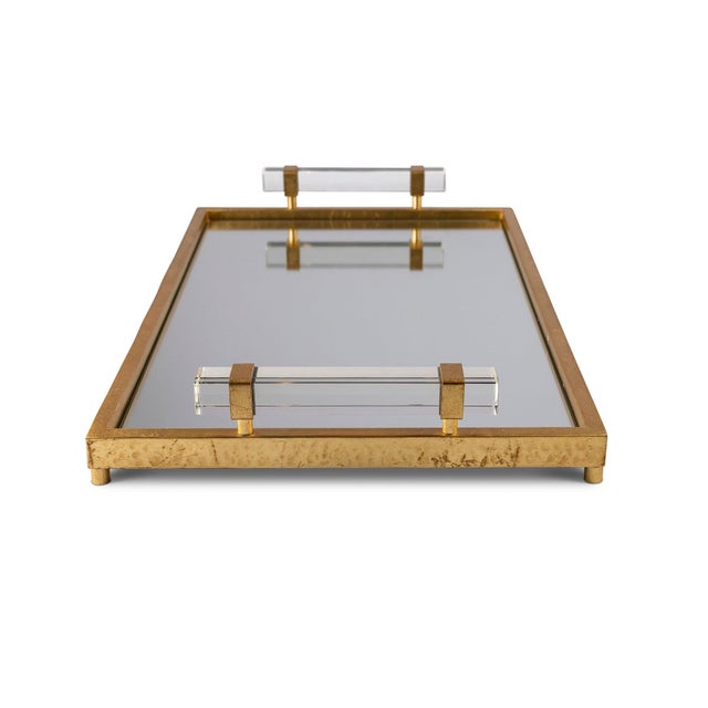 2020s Artemis Tray with Crystal Handles For Sale - Image 5 of 10