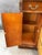 Vintage Mahogany Bow Front Server Sideboard Buffet Cabinet Brass Hardware Traditional Dining Room Storage For Sale - Image 10 of 10