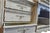 Wood Habersham Grand European Style Distressed Cassic White Hutch, Attributed For Sale - Image 7 of 17