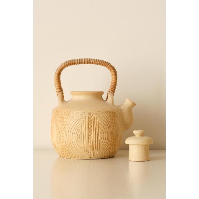 Stoneware Teapot by Signe Persson-Melin, Sweden, 1980s For Sale - Image 6 of 8