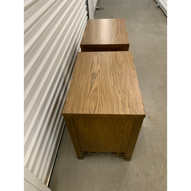 Dixie Dixie Shangri La Nightstands a Pair For Sale - Image 4 of 12