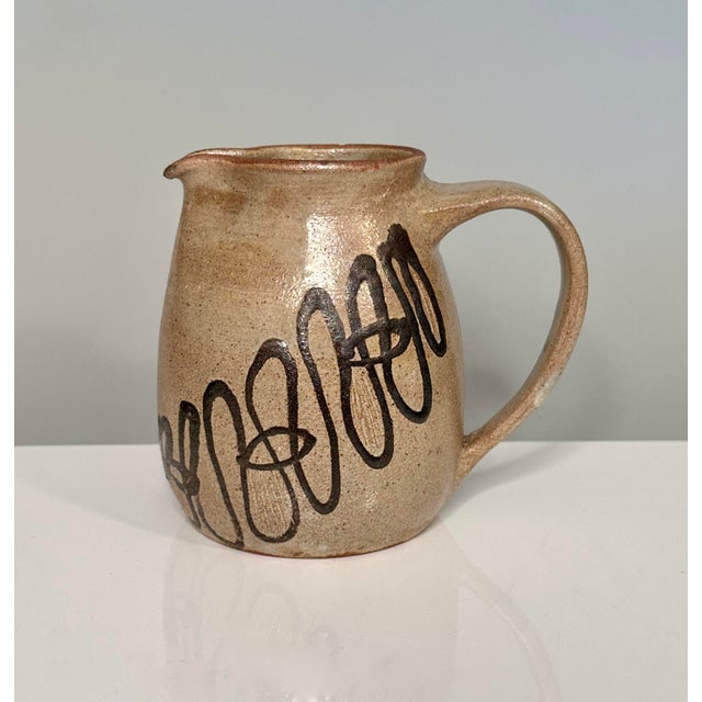 Modernist Studio Ceramic Art Jug Vase from Helma Klett, Germany, 1950s For Sale - Image 15 of 15