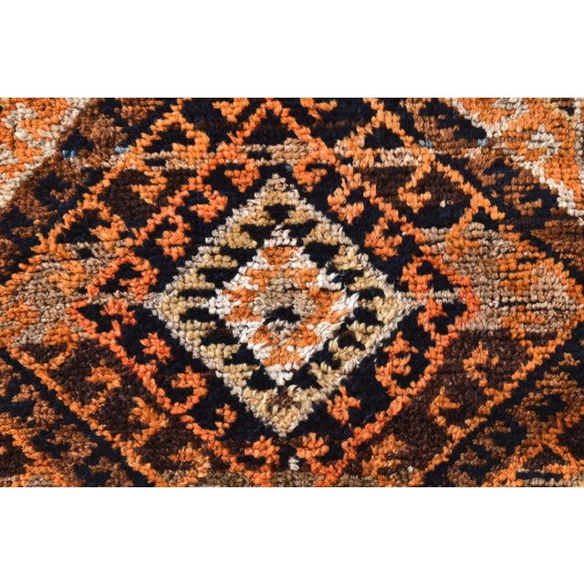 Vintage Runner Rug in Wool For Sale - Image 5 of 12