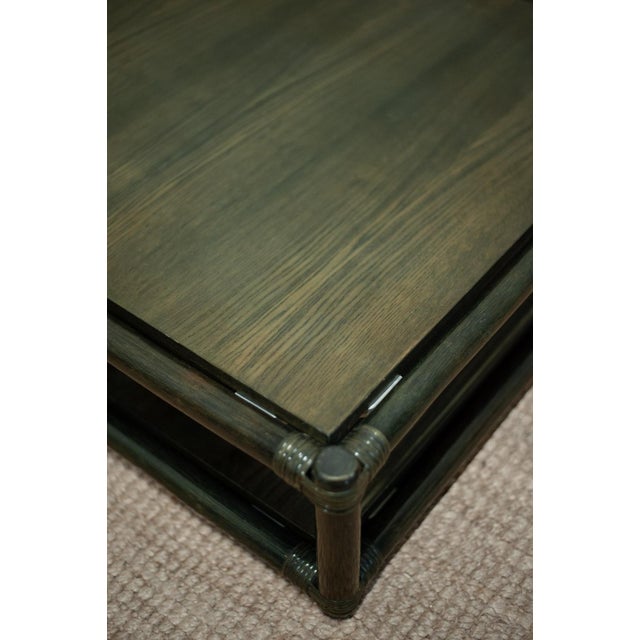 Modular Bamboo Sofa and Coffee Table, 1970s, Set of 6 For Sale - Image 15 of 18