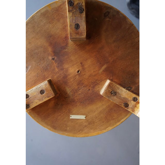 Model 60 Stools by Alvar Aalto for Finmar, 1930s, Set of 4 For Sale - Image 16 of 18