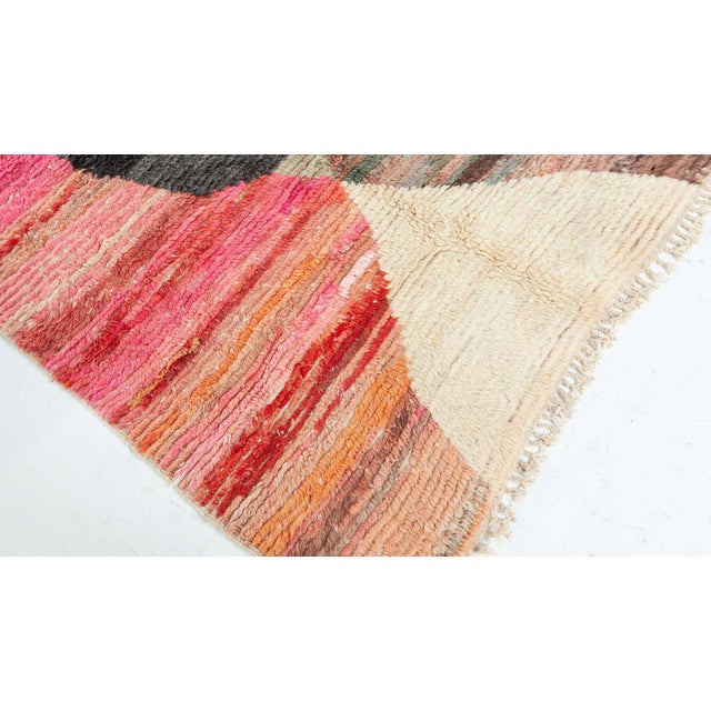 Early 21st Century Contemporary Abstract Moroccan Wool Rug by Doris Leslie Blau For Sale - Image 5 of 10