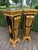 French 1990 French Louis XVI Gold Black Beech Wood Marble Pedestals Pair For Sale - Image 3 of 12