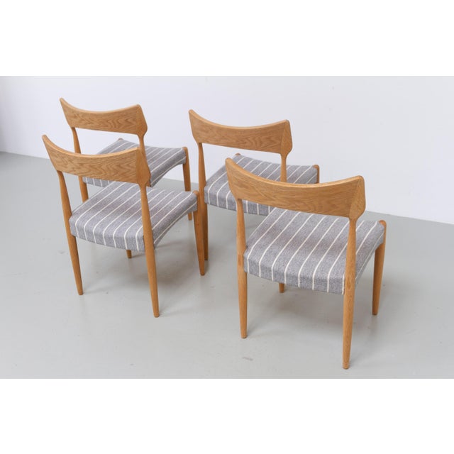 Danish Modern Oak Dining Chairs by Bernhard Pedersen & Son 1960s, Set of 4 For Sale - Image 6 of 18
