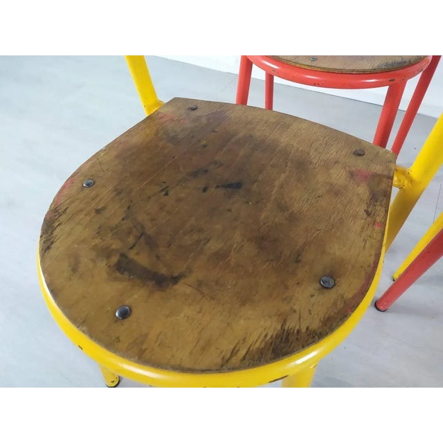 Industrial Chairs by René Herbst, Set of 6 For Sale - Image 13 of 18