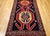 Antique Northwest Persian Runner Rug, Hand-Knotted Wool, Geometric Medallions Pattern, 4x10, Navy & Red For Sale - Image 14 of 18