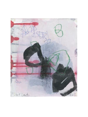 "Wd967" Abstract Work on Paper by M. P. Landis - Warehouse Drawing Series