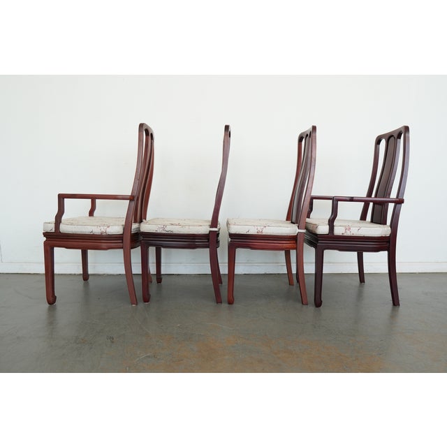 Vintage Chinoiserie Dining Chairs (Set of 8) For Sale - Image 11 of 17