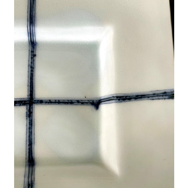 Textile Japanese Contemporary Ceramic Plate Yoshikawa Masamichi For Sale - Image 7 of 12